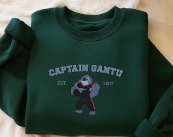Embroidered Captain Gantu Sweatshirt, Lilo & Stitch Villain Tee, Disney Villain Outfit