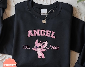 Sudadera con bordado de ángel de Disney, camiseta a juego con ángel