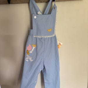 Vintage Thomas Children’s Overalls, Vintage Blue Overalls 24 Month Outfit, Vintage Children’s Clothing