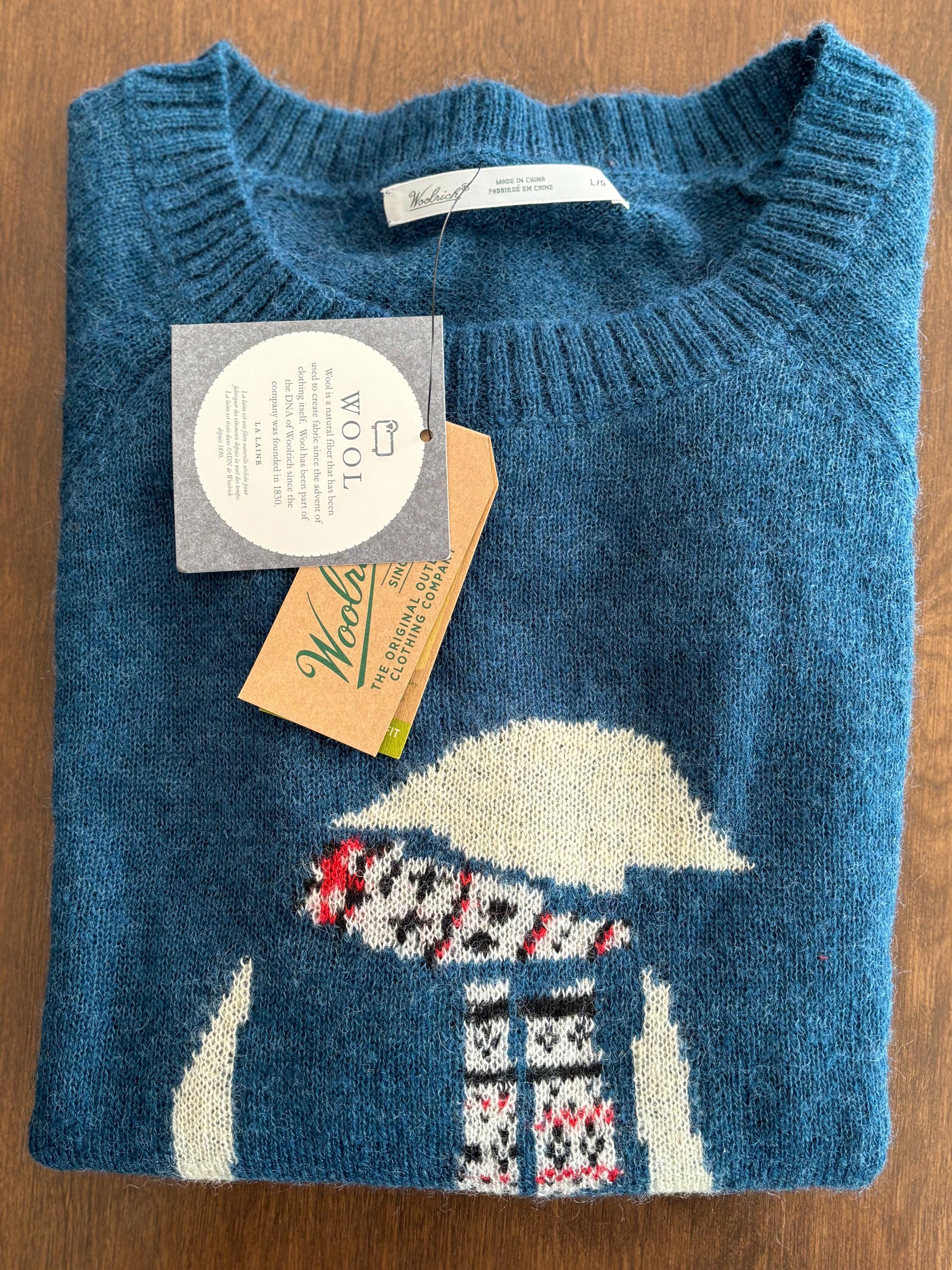 ニット/セーター WOOLRICH - us vintage wool rich penguin knit. Vintage Woolrich Sweater, Woolrich Penguin Sweater, Women's Large