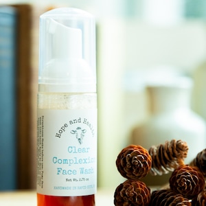 Natural Face Wash for Acne Face Wash Castile Soap Foaming Wash All Natural Acne Wash Clear Complexion