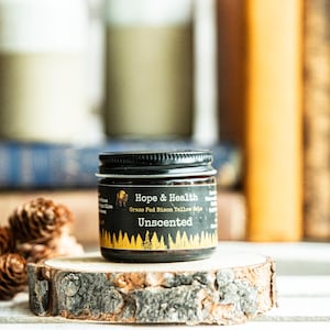 Buffalo Tallow Balm Ultra Hydrating Handcrafted Lotion Beeswax Salve for Sensitive and Dry Skin Unscented