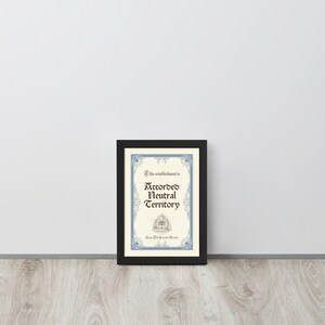 Framed matte paper poster dresden