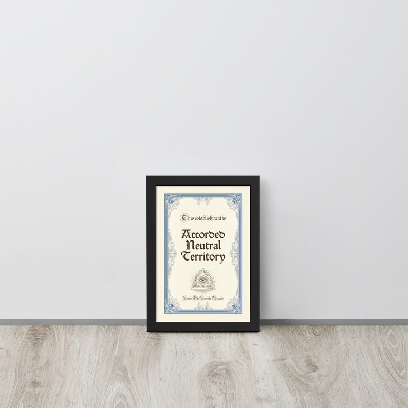Framed matte paper poster dresden