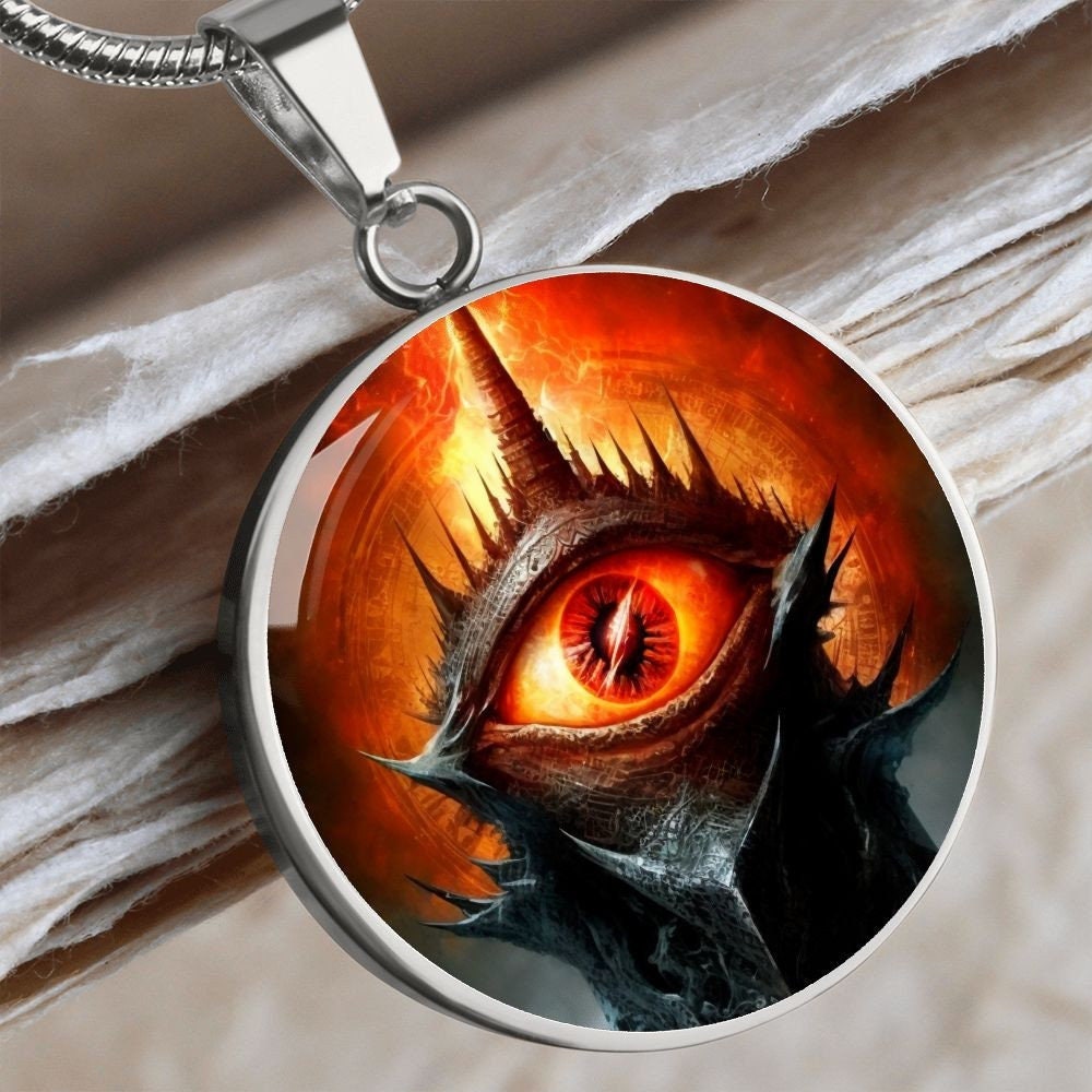 Eye of on sale sauron necklace
