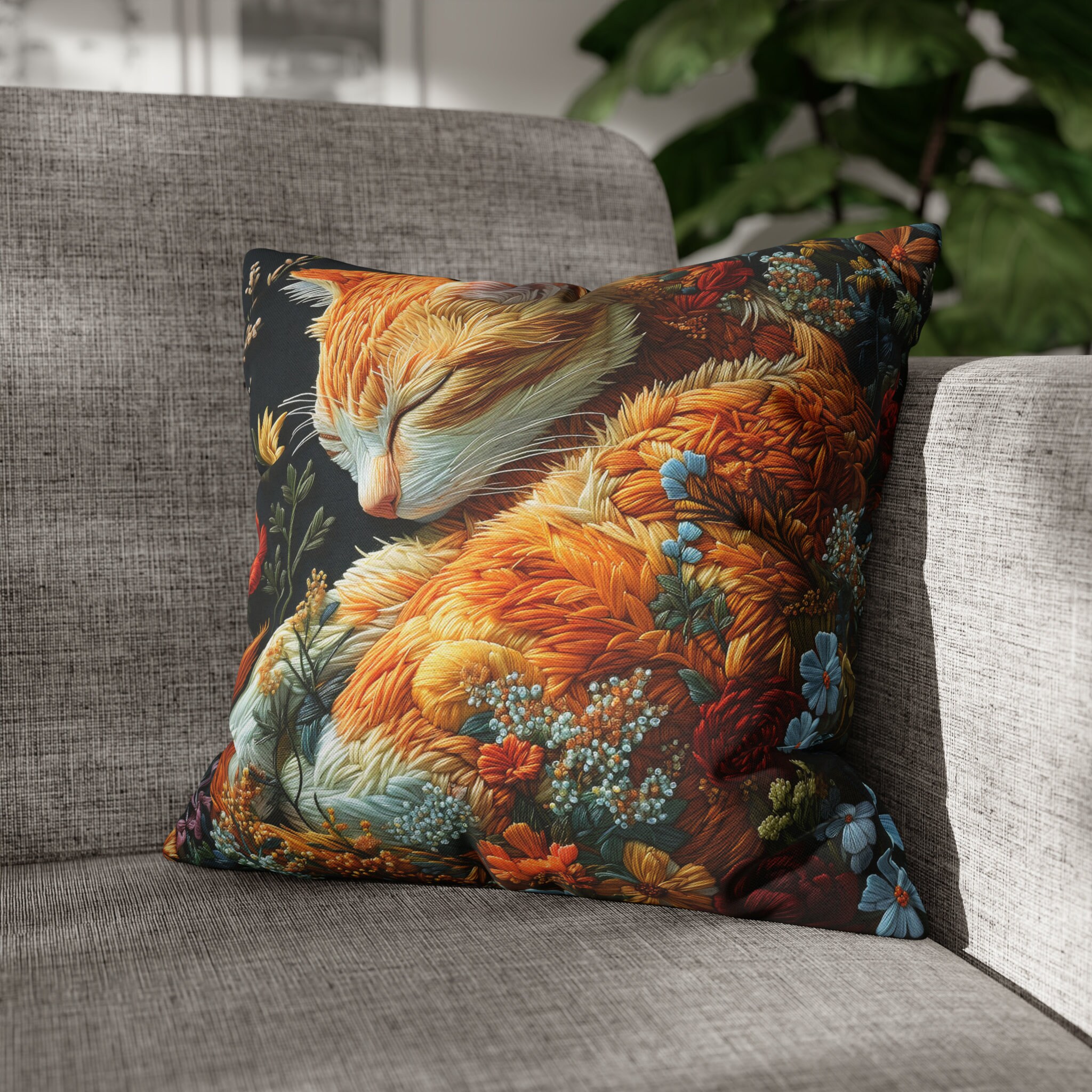 Fairytale Fans Pillow Covers 18x18 Inch - Vacation Trip Decorative Pillow Cases - View #2
