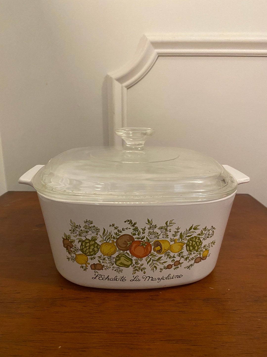 Lechalote La Marjolaine Corning Ware 3 Liter Casserole Dish Lidded