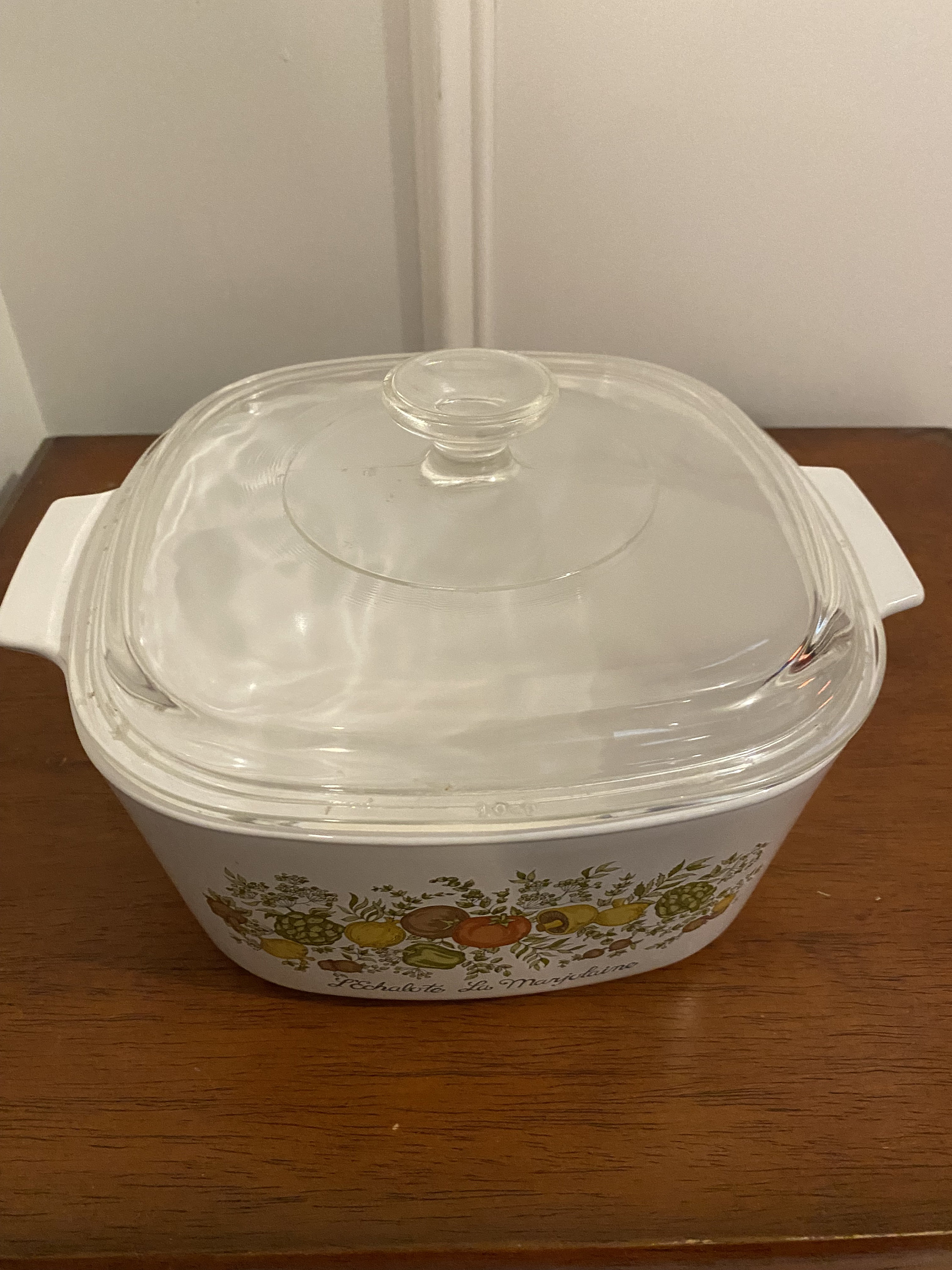 Lechalote La Marjolaine Corning Ware 3 Liter Casserole Dish Lidded