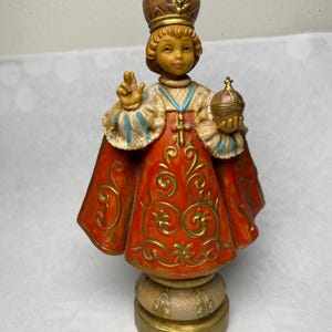 Fontanini | Vintage Depose Italy | Infant of Prague | Religious Figurine | Child Jesus circa 1985 | Simonetti