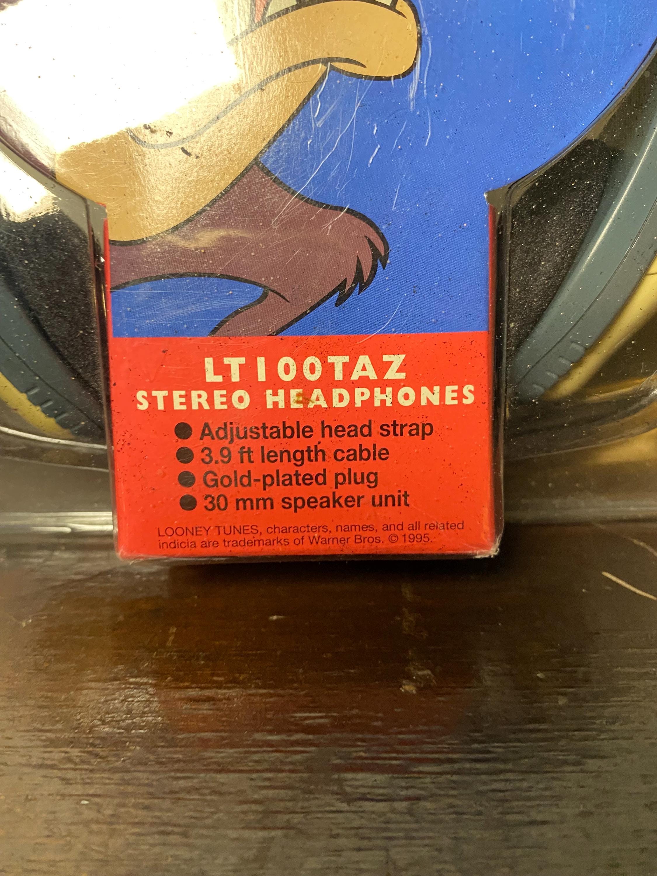 Tasmanian Devil Looney Tunes | Toshiba Stereo Headphones | Vintage