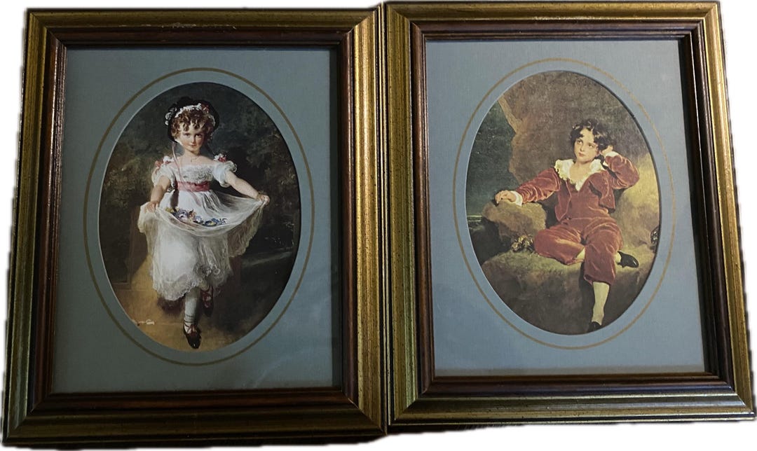 Vintage Sir Thomas Lawrence Prints | the Red Boy, Miss Murray Portraits ...