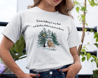 Narnia Forest T-Shirt | The Lion, the Witch and the Wardrobe | Aslan | C.S. Lewis | Lion Shirt | Bookish Tee