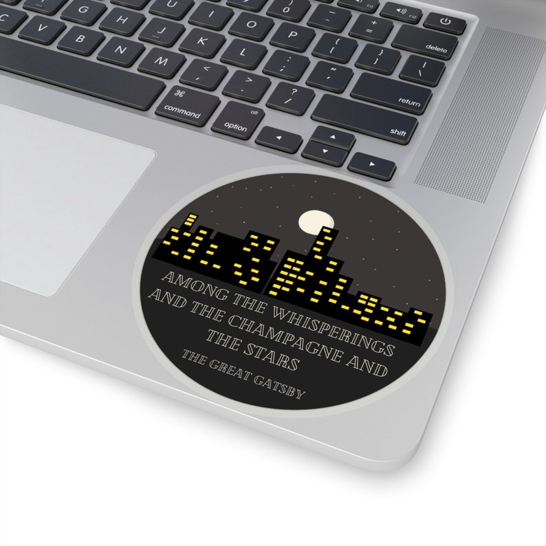 The Great Gatsby Sticker F. Scott Fitzgerald Jay Gatsby Roaring 20s ...
