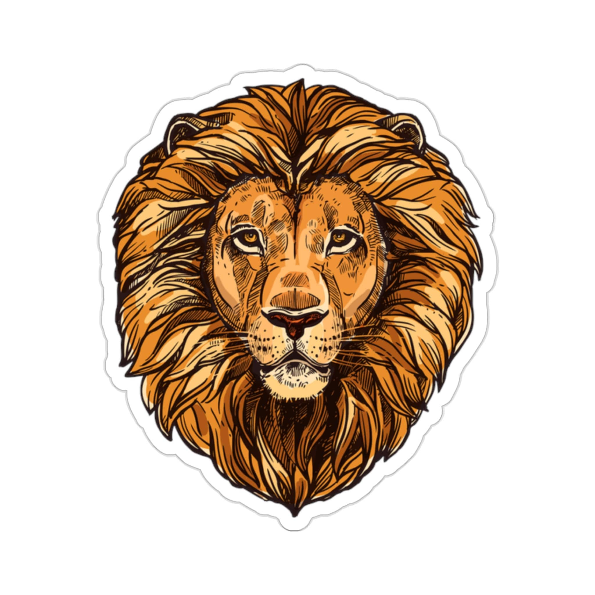 Aslan Narnia Art Print Sticker by BoundlessJoyStudios