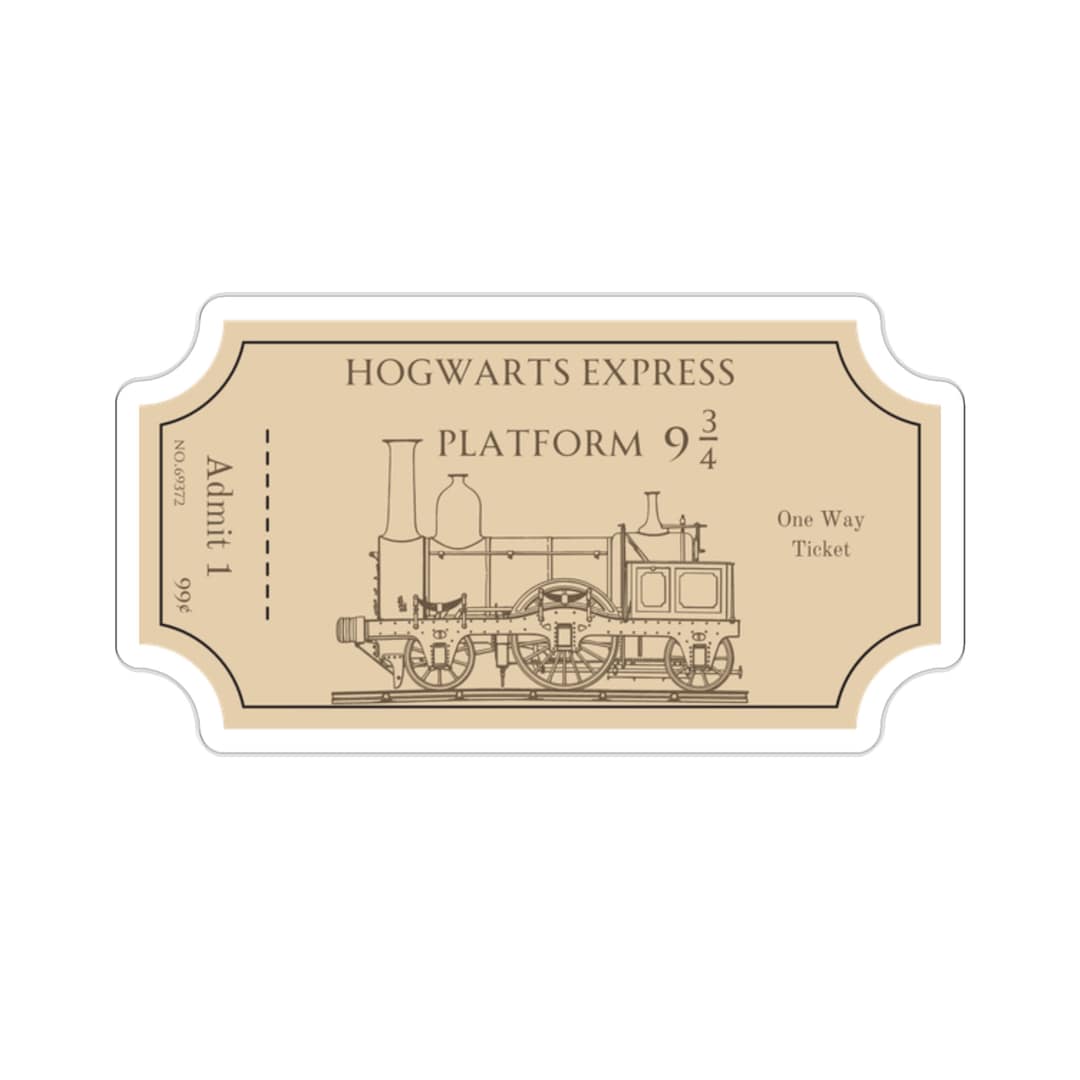 Hogwarts Express Train Ticket Printable