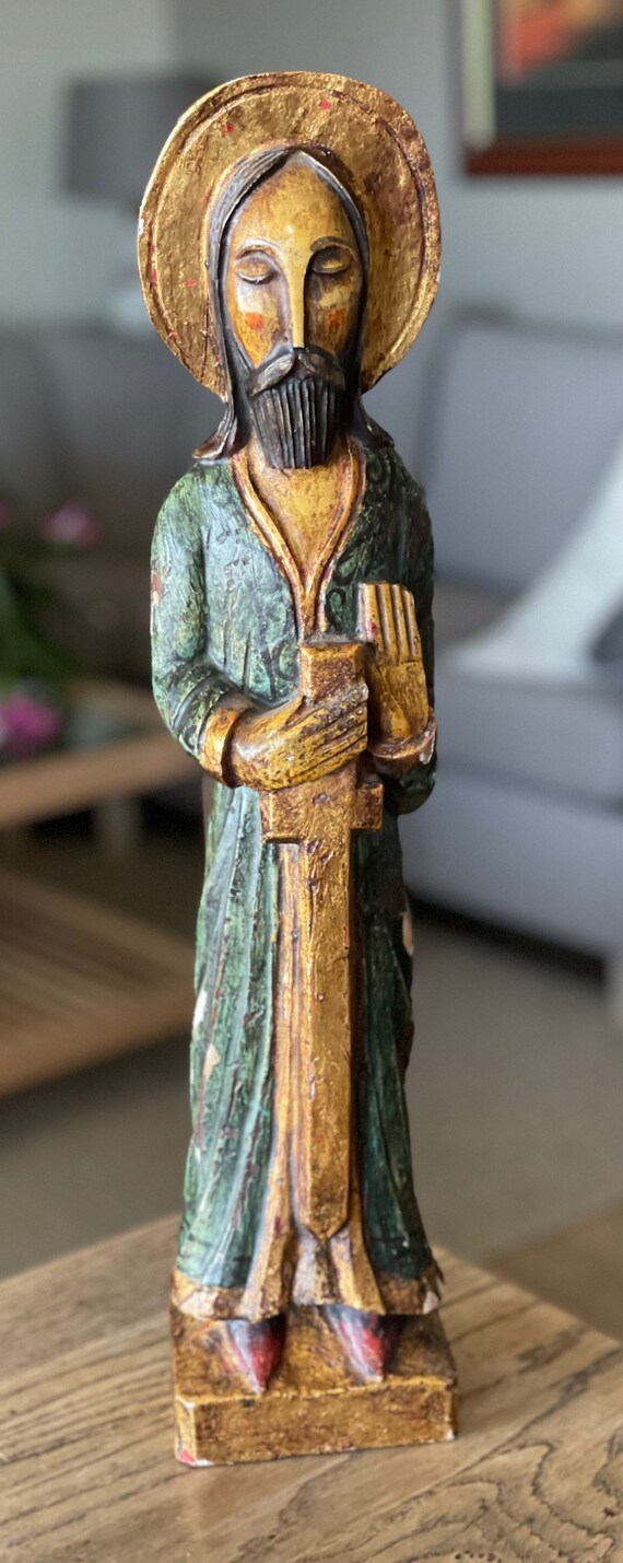 Jesus figurine,  Handcarved,  Catholic