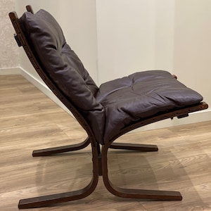 Siesta Chair Lowback - dark brown leather