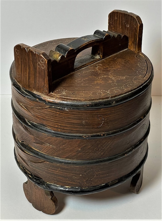 Groat Porridge Container Antique 1800s