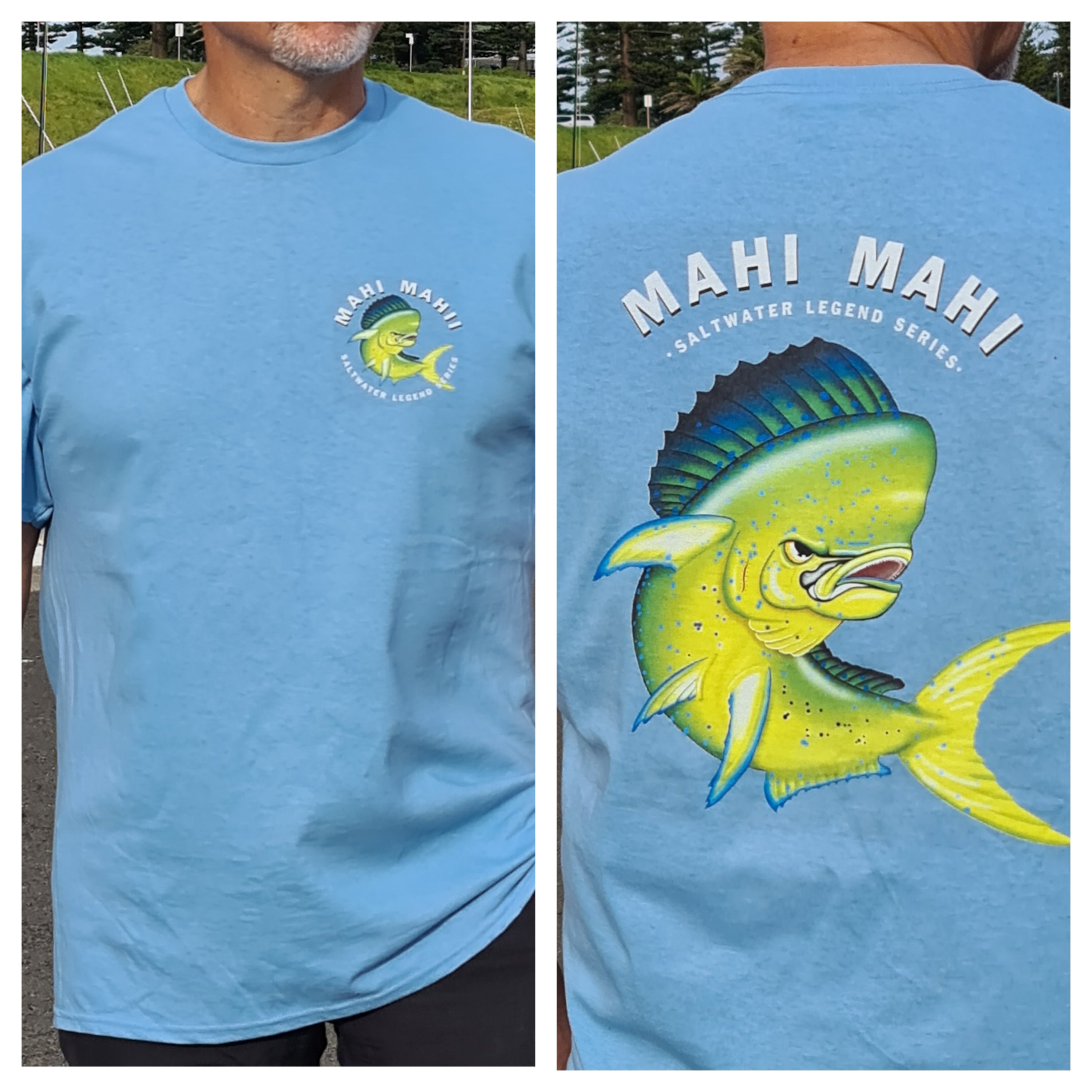 Men's Short Tee Mahi-mahi Dolphin Fish