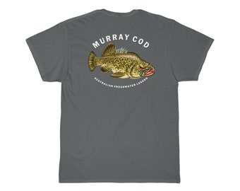 Men's Murray Cod Fishing T-shirt , Men's present , Father's Day Present