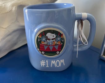 Rae Dunn Peanuts Snoopy Mother’s Day #1 Mom Mug