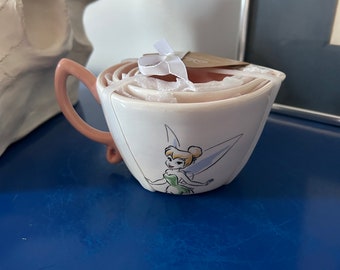 Rae Dunn Disney Peter Pan Tinker Bell Pink Measuring Cups
