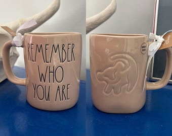 Rae Dunn Disney Lion King Simba Remember Who You Are Double Sided Mug