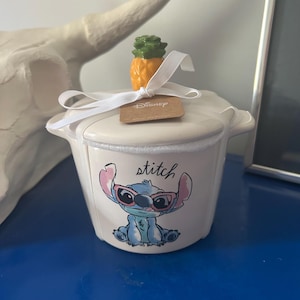 Rae Dunn Disney Lilo & Stitch Stitch Aloha Double Sided Mini Pot Mini Baker