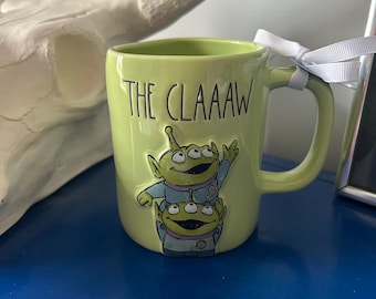 Rae Dunn Disney Pixar Toy Story Green Alien The Claaaw Mug