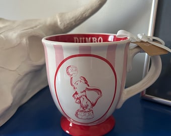 Rae Dunn Disney Dumbo the Flying Elephant Circus Tent Mug