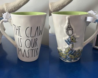 Rae Dunn Disney Pixar Toy Story Alien The Claw Is Our Master Double Sided Mug