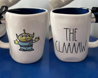 Rae Dunn Disney Pixar Toy Story Alien The Claaaaw dubbelsidig mugg