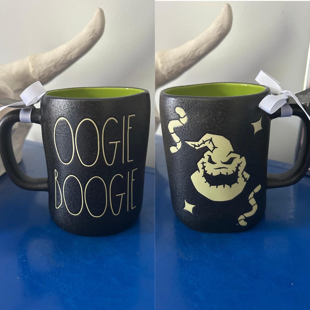 Boogie Rae Rae Dunn Disney Nightmare Before Christmas Oogie Boogie Double Sided ...