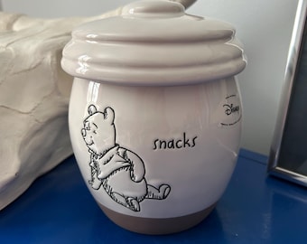 Rae Dunn Disney Winnie the Pooh Snacks Canister Candy Jar