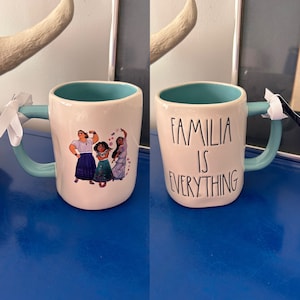 Rae Dunn Disney Encanto Familia is Everything Double Sided Mug