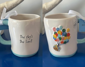Rae Dunn Disney Pixar Up The Sky’s the Limit Mug
