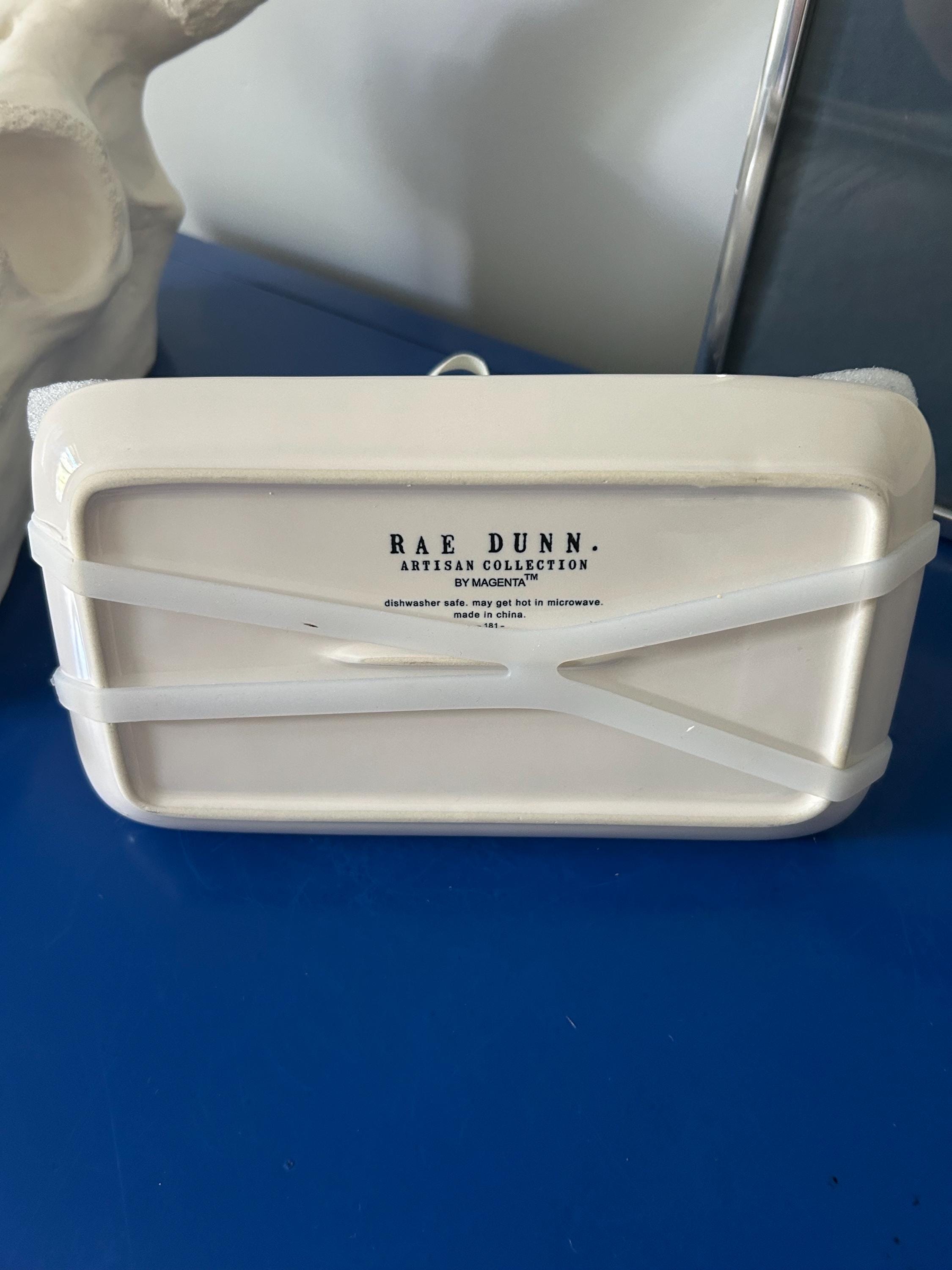 Rae Dunn Large “butter” Butter Dish - Etsy display picture 1