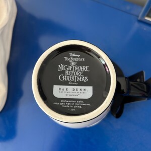 Rae Dunn Disney Nightmare Before Christmas Jack Skellington Your Worst Nightmare Mug image 6
