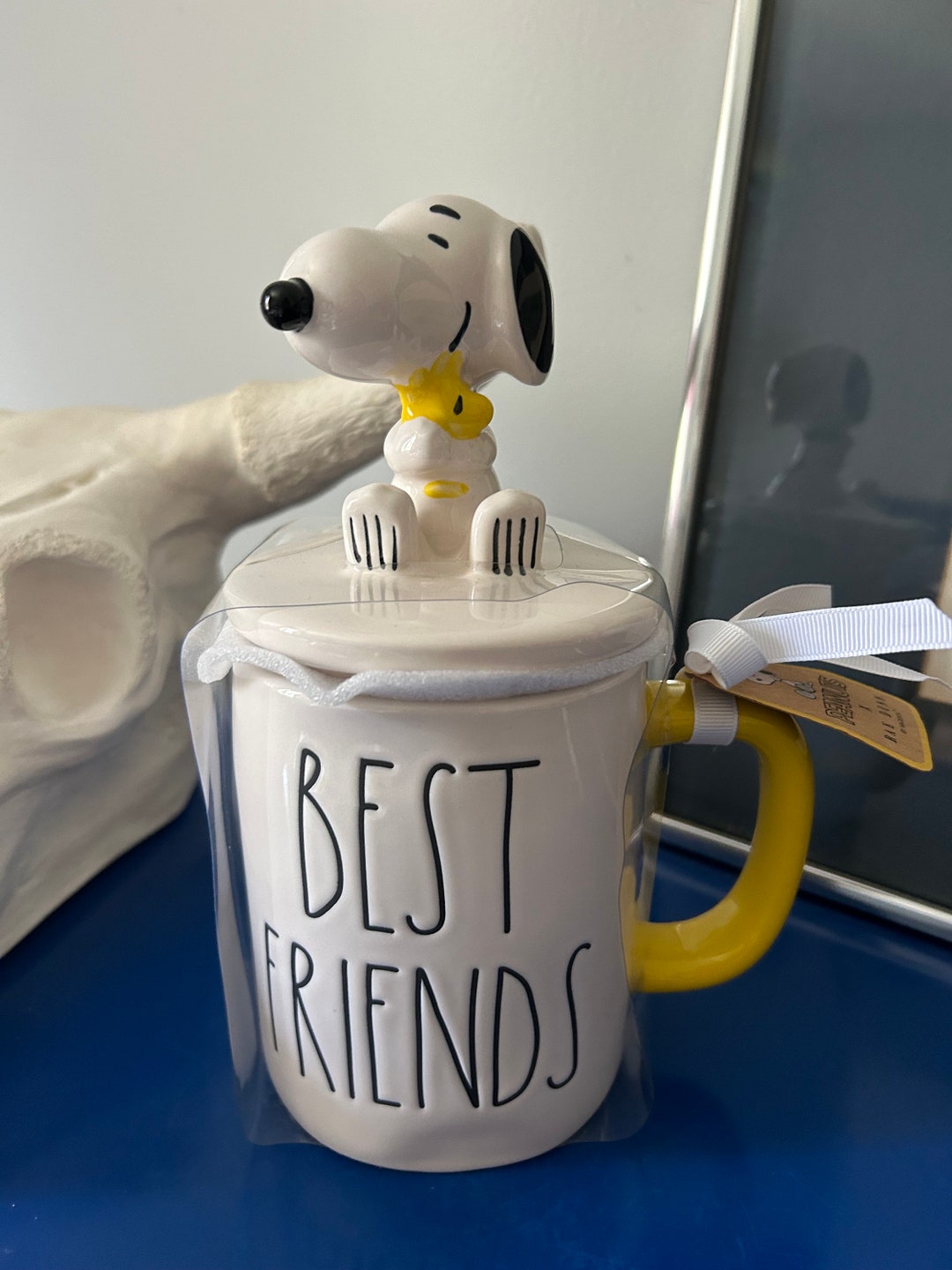 Rae Dunn Peanuts Charlie Brown Snoopy Hugging Woodstock Best Etsy