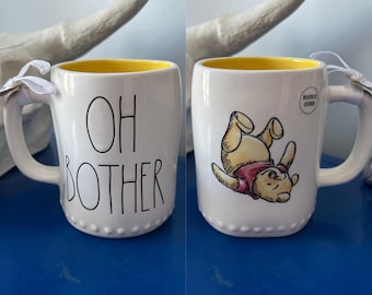 Rae Dunn Disney Winnie the Pooh Oh Bother Double Sided Mug