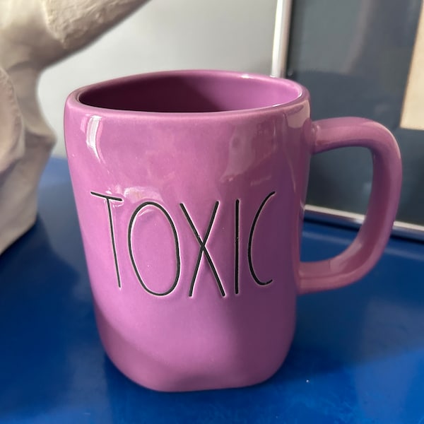 Rae Dunn Purple Toxic Mug
