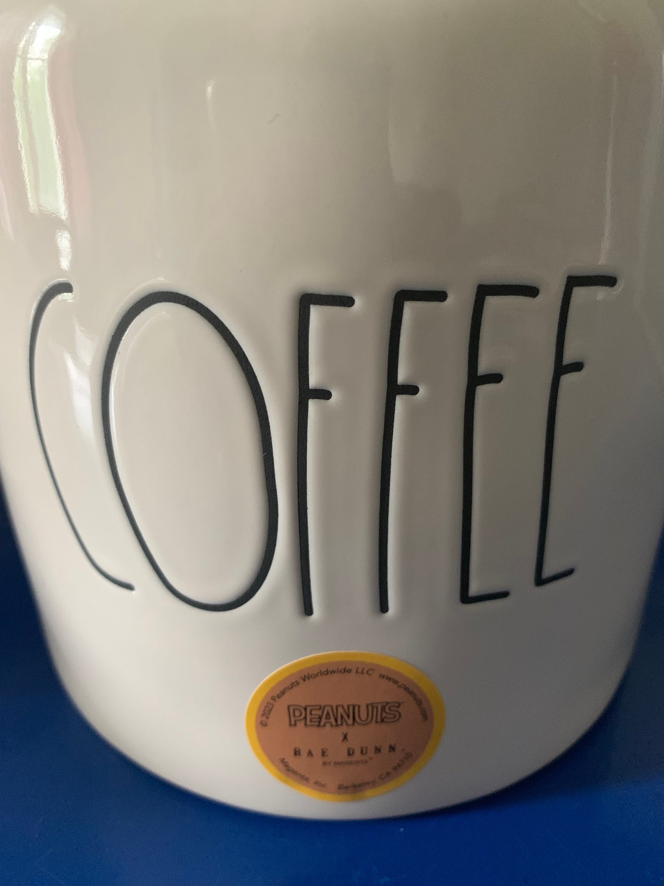 Rae Dunn Peanuts Snoopy Coffee Canister Etsy