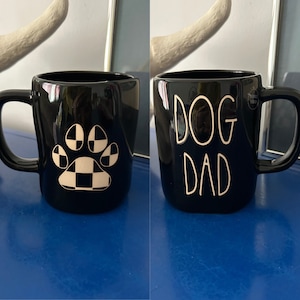 Dog Dad Mug Rae Dunn Dad Rae Dunn DOG DAD Mug Rae Dunn Black