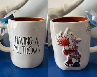 Rae Dunn Disney Pixar Inside Out 2 Anxiety Fear Having A Meltdown Double Sided Mug