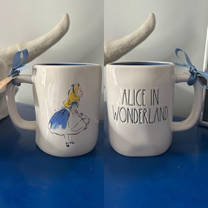 Rae Dunn Disney Alice in Wonderland Double Sided Mug