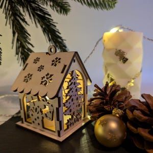Decoration small house, Christmas