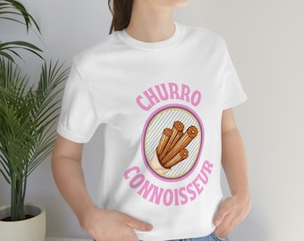 Churro Connoisseur - Pink (Unisex Jersey Short Sleeve Tee)