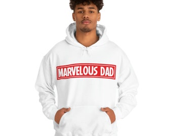 Marvel-ous Dad Hoodie (Unisex Heavy Blend Kapuzenpullover)