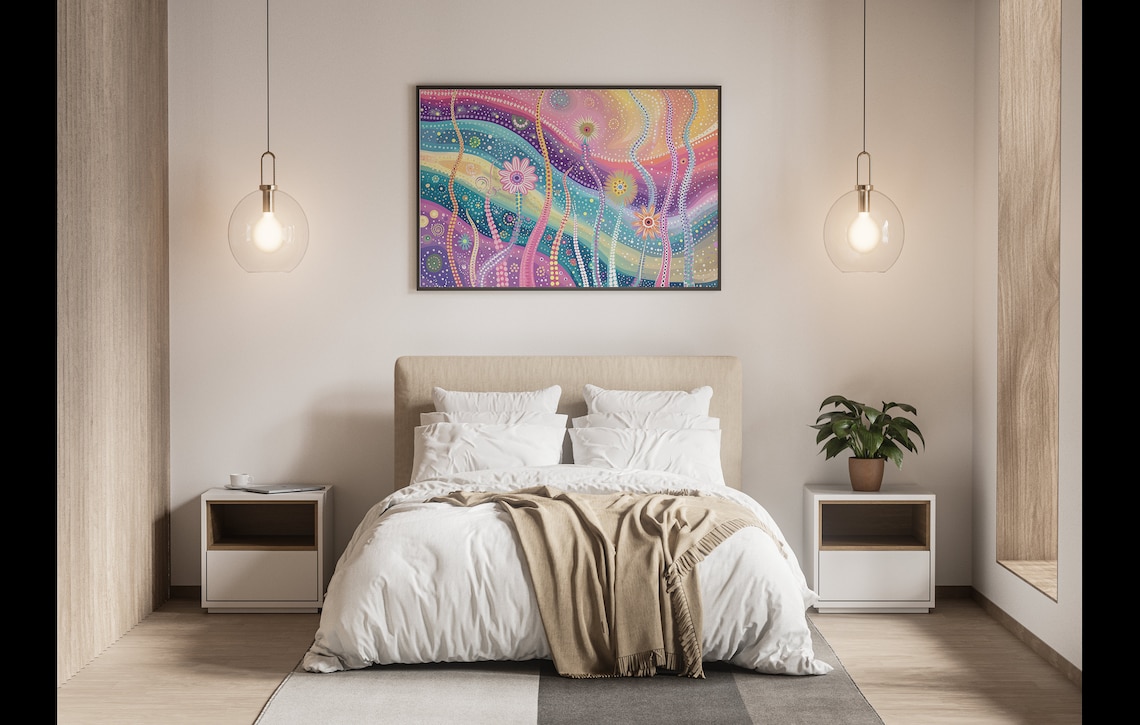 Aboriginal Wall Decor Aboriginal Digital Art Australian Aboriginal