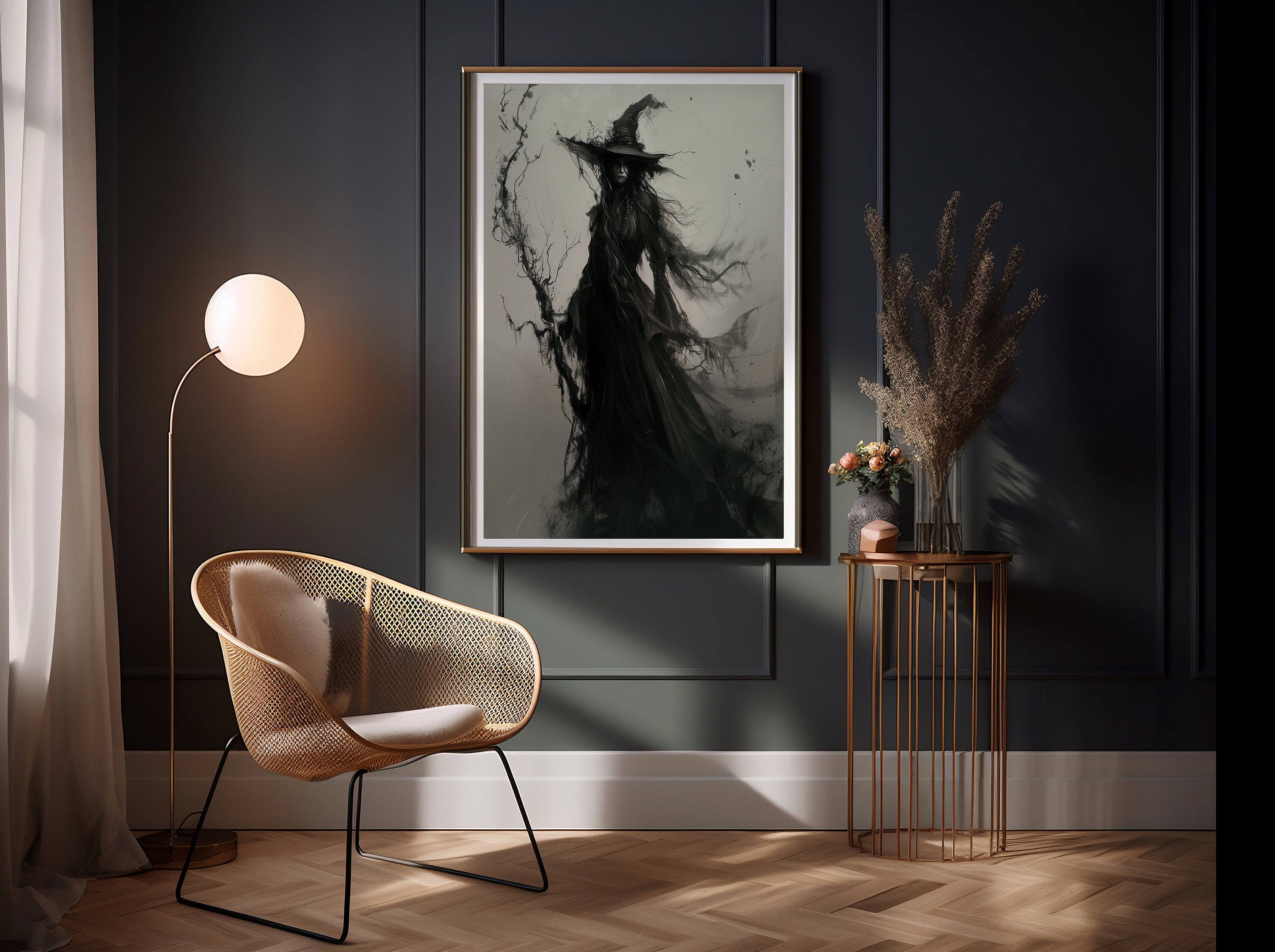 Witch Decor, Gothic Home Decor, Witch Poster, Witch Wall Art, Witch ...